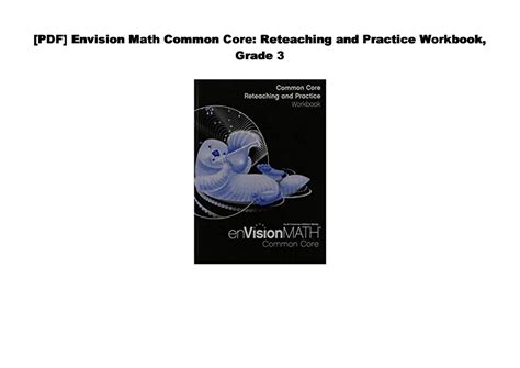 envision math common core reteaching and practice workbook grade 3 Doc