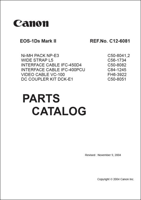 eos 1ds service manual Doc