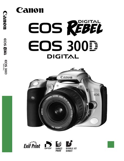 eos 400d digital camera user guide PDF