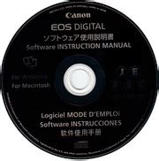 eos digital software instruction manuals disk Reader