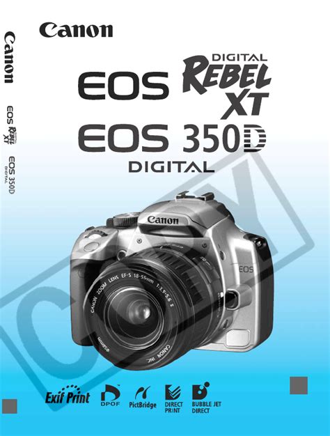 eos rebel xt manual Reader