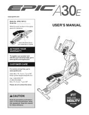 epic a30e elliptical manual Reader