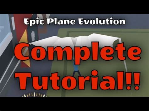 Epic Plane Walkthrough