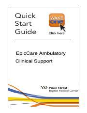 epiccare ambulatory nurse quick start guide full page  Ebook PDF