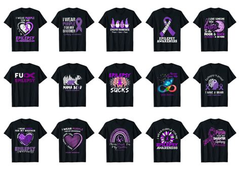 epilepsy awareness shirts