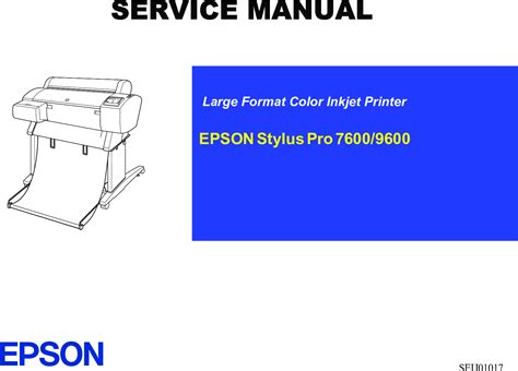 epson 9600 service manual PDF