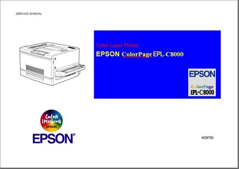 epson colorpage epl c8000 quick manual reference user guide PDF