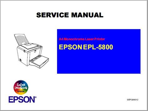 epson epl 5800 printer software cd booklet user guide Doc