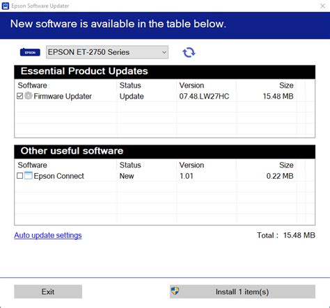 Epson Firmware Updater