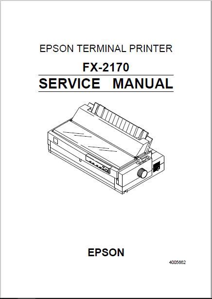 epson fx 2170 service manual user guide Doc