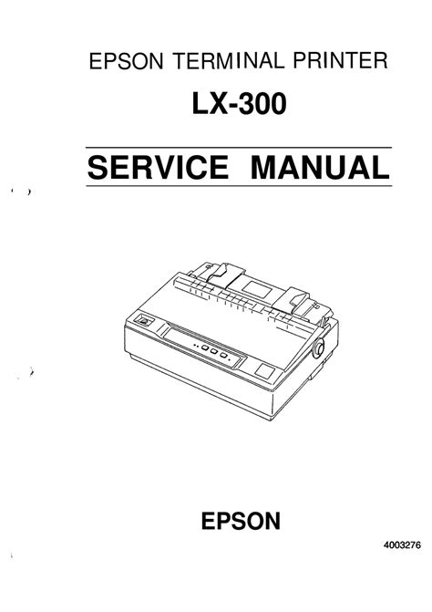 epson lx 300 manual PDF