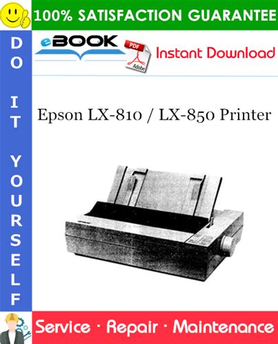 epson lx 810 lx 850 service manual user guide PDF