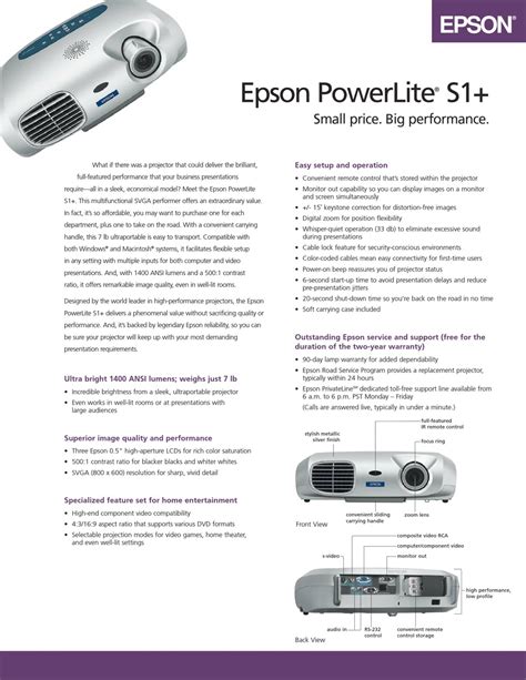 epson powerlite s1 manual Kindle Editon