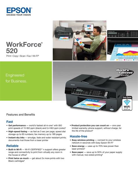 epson printers manual workforce 520 Doc