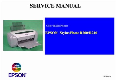 epson r200 printer manual Epub