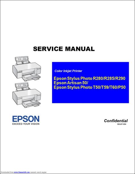 epson r280 service manual Reader