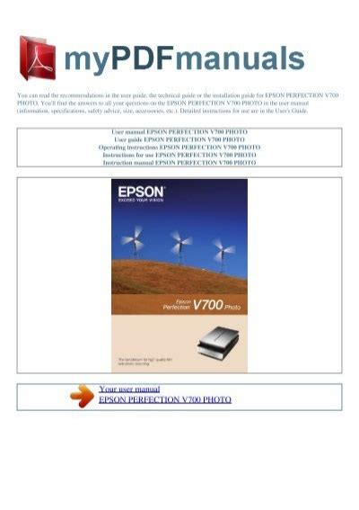 epson scanner v700 user guide Doc