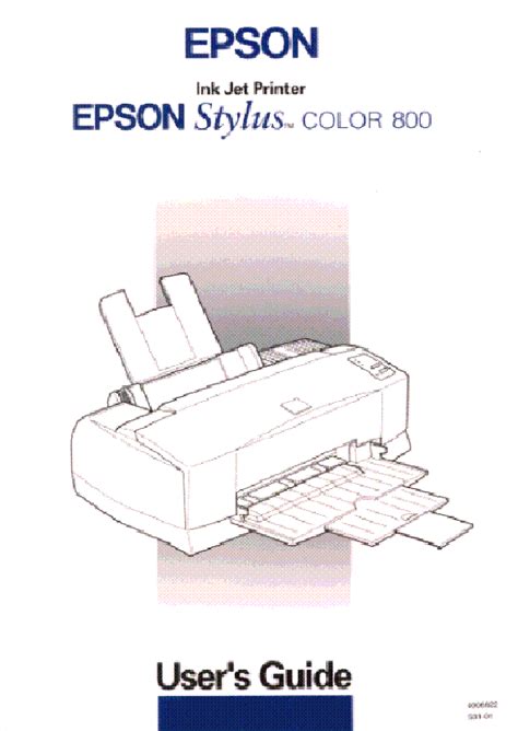 epson stylus 800 guide user guide Kindle Editon