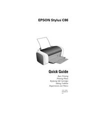 epson stylus c86 manual PDF