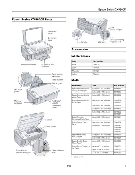 epson stylus cx5800f user manual Epub