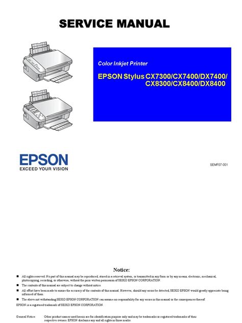 epson stylus cx7300 cx8300 dx7400 dx8400 manual Reader