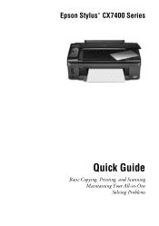 epson stylus cx7450 printer manual PDF