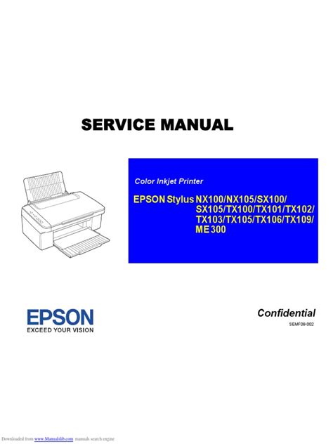 epson stylus nx100 printer manual Epub