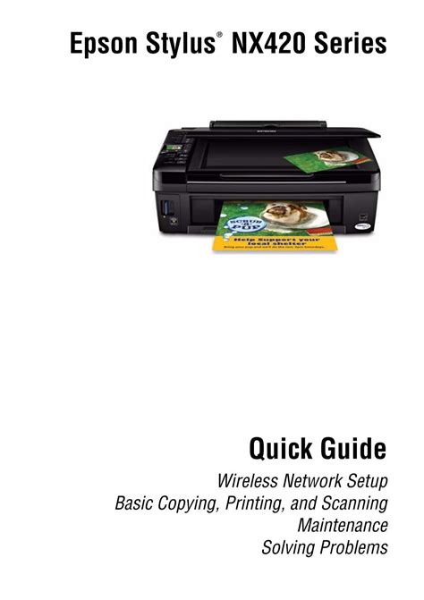 epson stylus nx420 detailed ip setup check unknown PDF