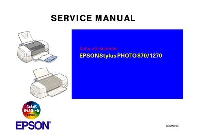 epson stylus photo 870 1270 service manual rev b user guide PDF