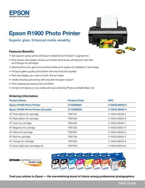 epson stylus photo r280 user manual PDF