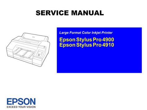 epson stylus pro 4900 field repair manual Kindle Editon