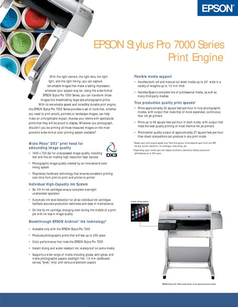 epson stylus pro 7000 printer software cd booklet user guide Epub