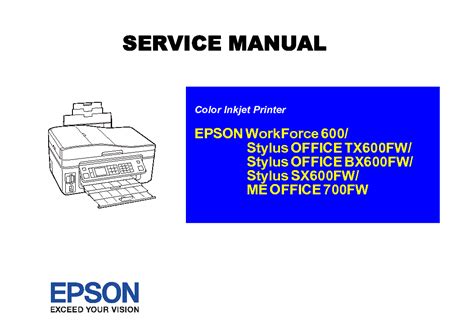 epson sx600fw manual Epub