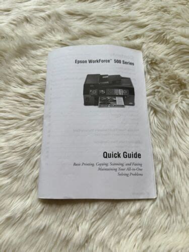 epson workforce 500 instruction manual PDF