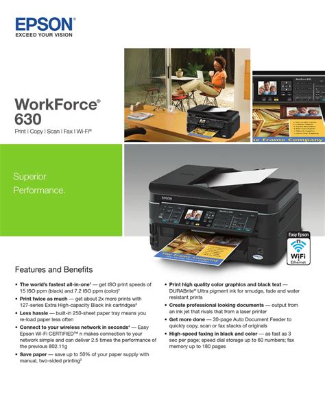 epson workforce 630 manual feed Reader