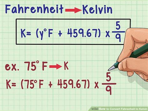 equation for f to k