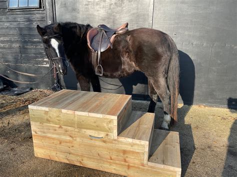 equestrian mounting block