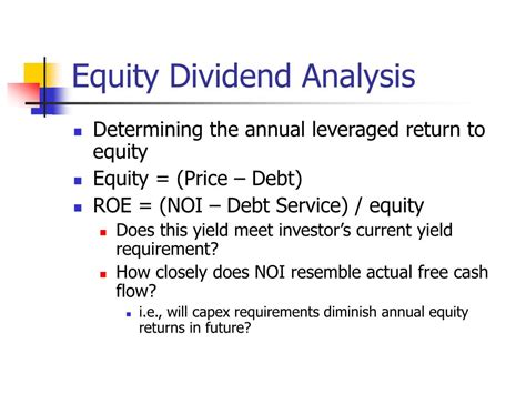 equity dividend