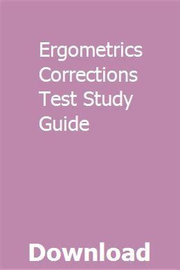 ergometrics test study guide pdf PDF