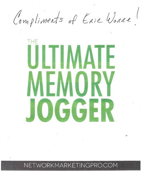 eric worre memory jogger Ebook Kindle Editon