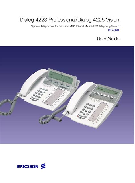 ericsson dialog 4223 user manual Reader