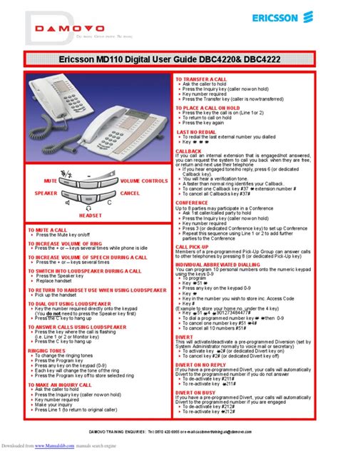 ericsson md110 user guide Epub