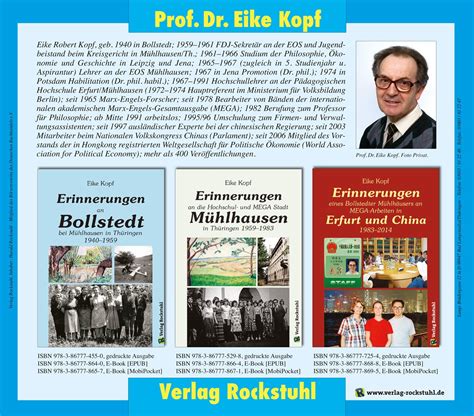 erinnerungen hochschul mega stadt m hlhausen th ringen ebook Reader