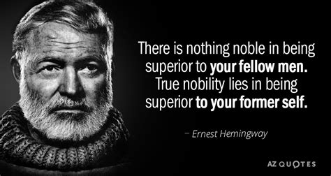 ernest hemmingway's quote about judgement directly proportional to age