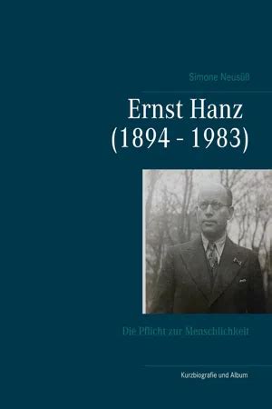 ernst hanz 1894 pflicht menschlichkeit ebook PDF