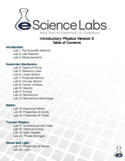 escience-labs-physics-answers Ebook Doc