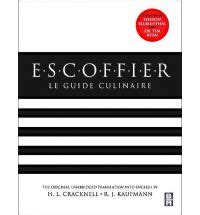 escoffier le guide culinaire revised Doc