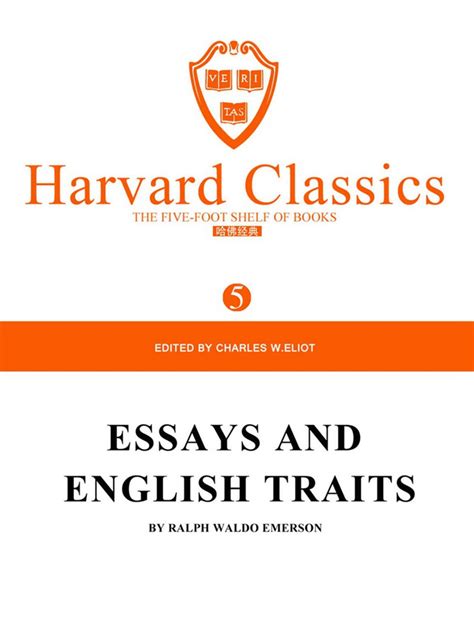 essays and english traits the harvard classics PDF