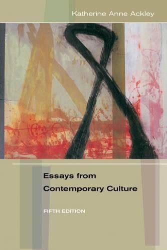 essays from contemporary culture 5th edition Epub