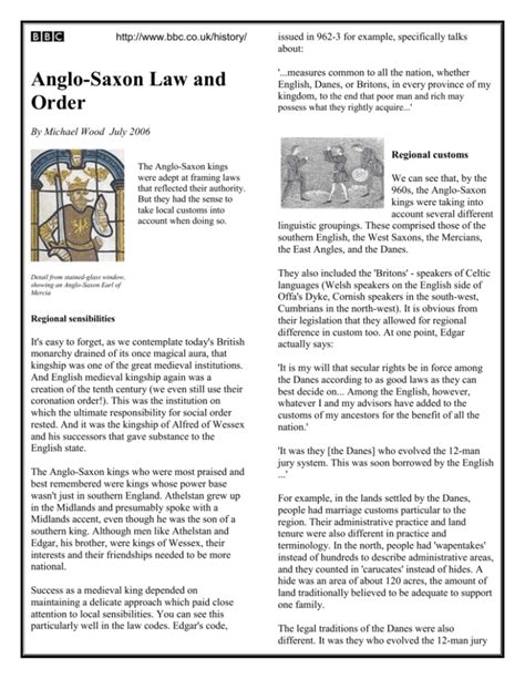 essays in anglo saxon law essays in anglo saxon law Reader